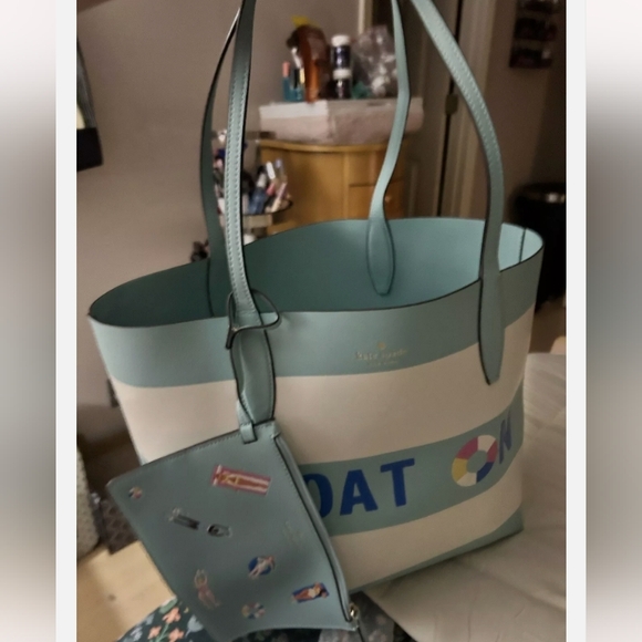Collectors Bundle -Kate Spade FLOAT ON Tote COLLECTION 2 Pieces - Picture 2 of 9